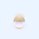 Anillo oro 18k con madre perla y brillantes. Anillo oro 18k con madre perla y brillantes.