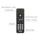 Control remoto, TV , dentición, control remoto negro Control remoto, TV , dentición, control remoto negro