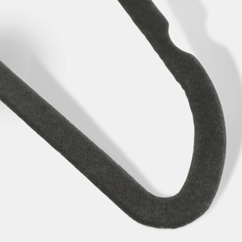 PERCHA GAMUZA GRIS 42CM Unica