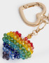 Bijouterie Vs Pride Llavero Y Bag Charm Corazón Pride - Dorado
