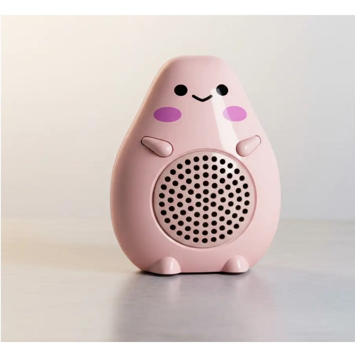 Parlante altavoz bluetooth diseño de palta rosa 