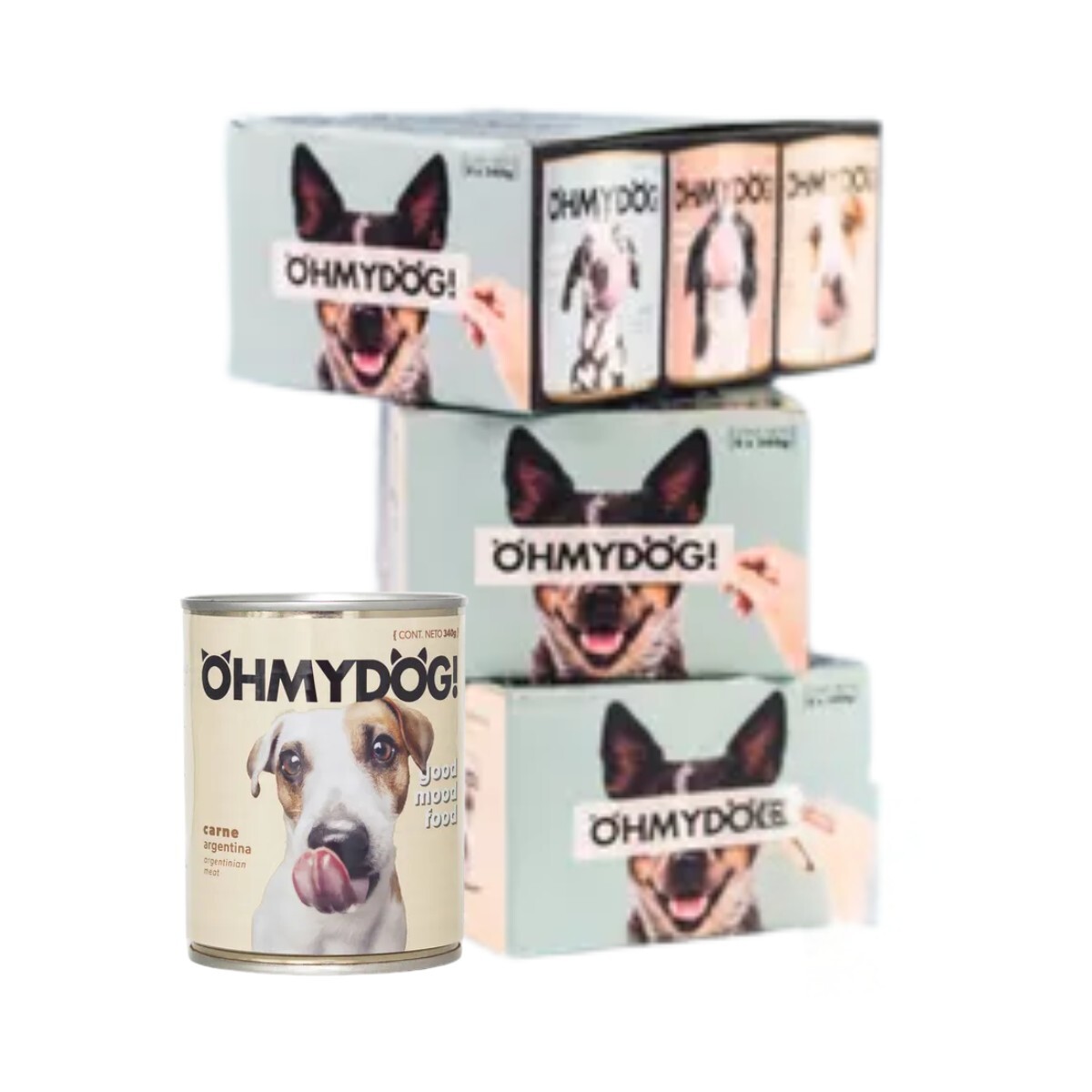 KIT x12 OH MY DOG! CARNE ARGENTINA X 340 GR. 