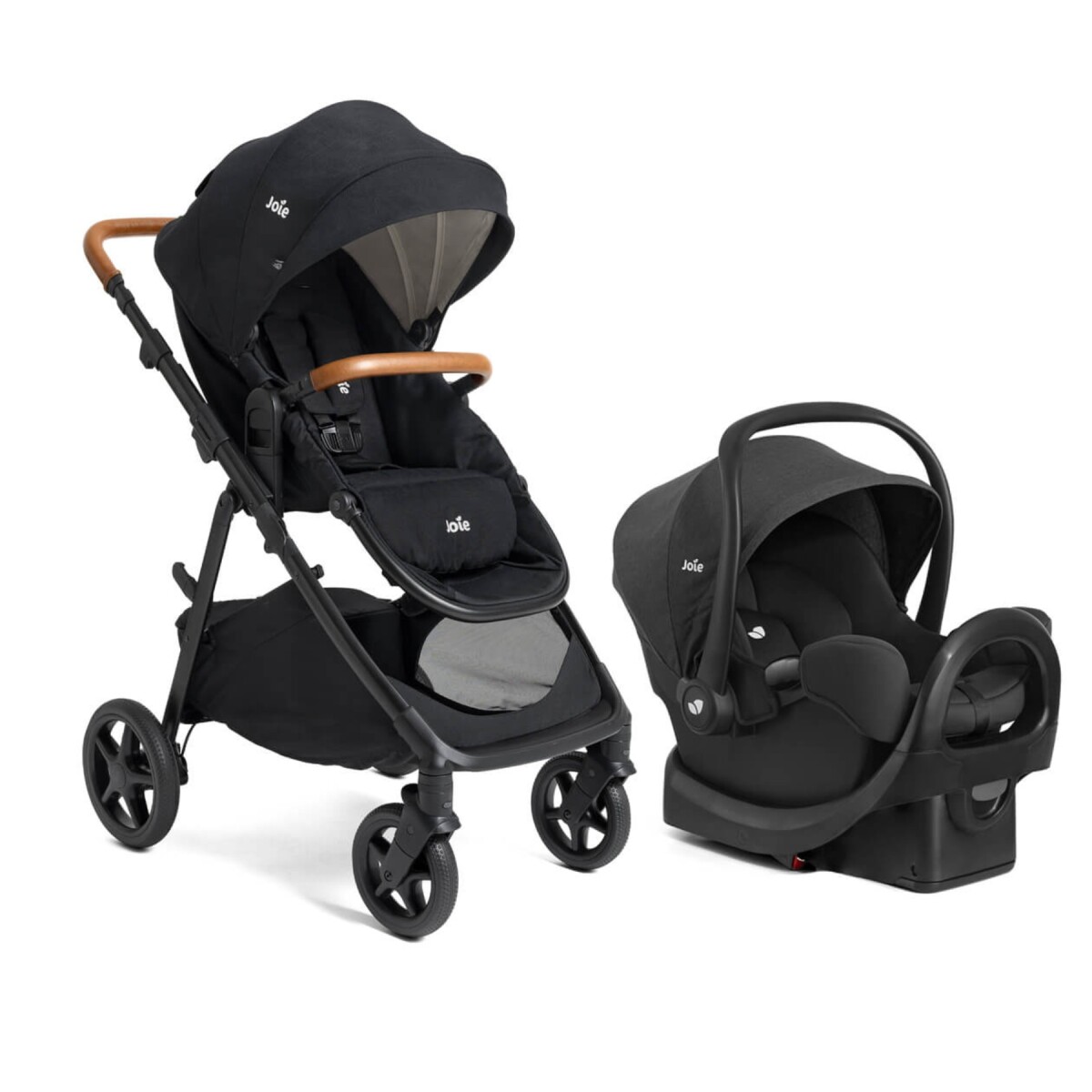 Travel System Joie Ginger + Silla de Auto Rue con Base LATCH Anti-Rebote 