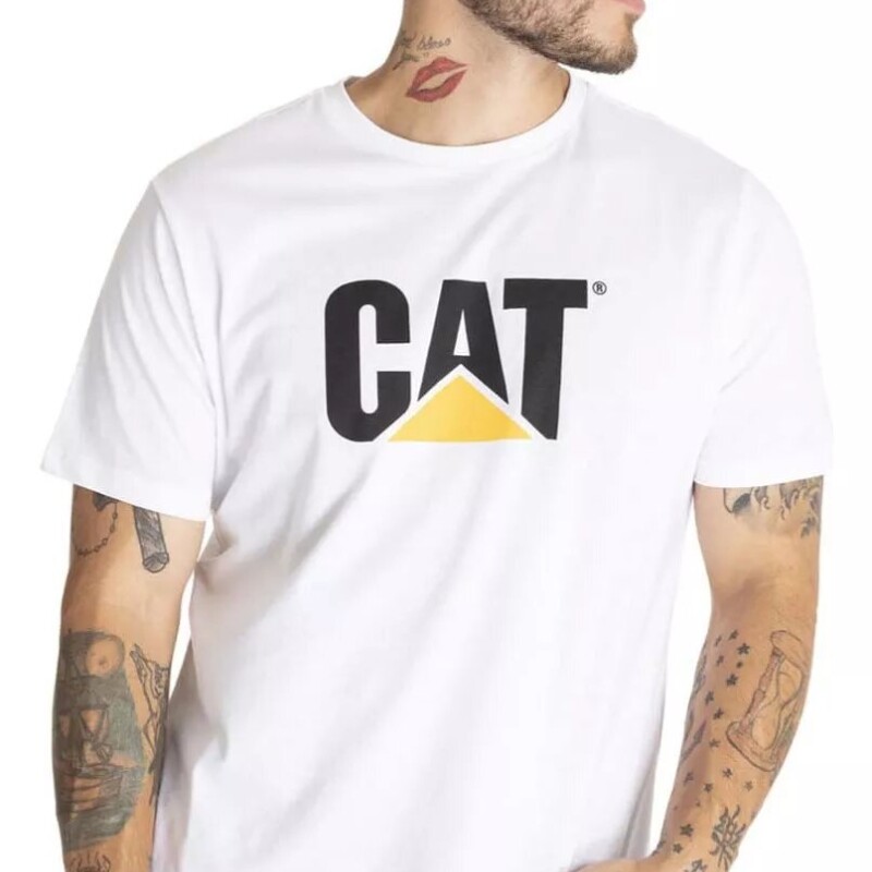Remera Caterpillar ORIGINAL FIT LOGO TEE Blanco