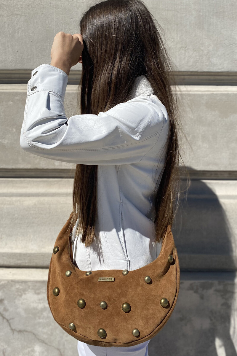 Cartera Milos Oxido gamuza