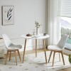Pack 2 Sillas Eames Lumax Acolchonadas Con Patas De Madera Para Comedor Pack 2 Sillas Eames Lumax Acolchonadas Con Patas De Madera Para Comedor