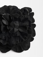 Pasador De Pelo Com Flor negro