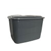 Caja Organizadora rectangular grande de plástico con trabas - RAINHA Caja Organizadora rectangular grande de plástico con trabas - RAINHA