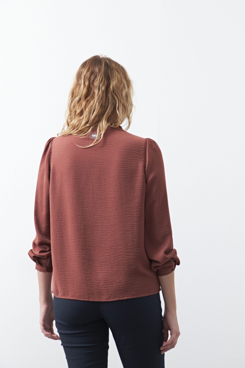 CAMISA AILANI Ladrillo