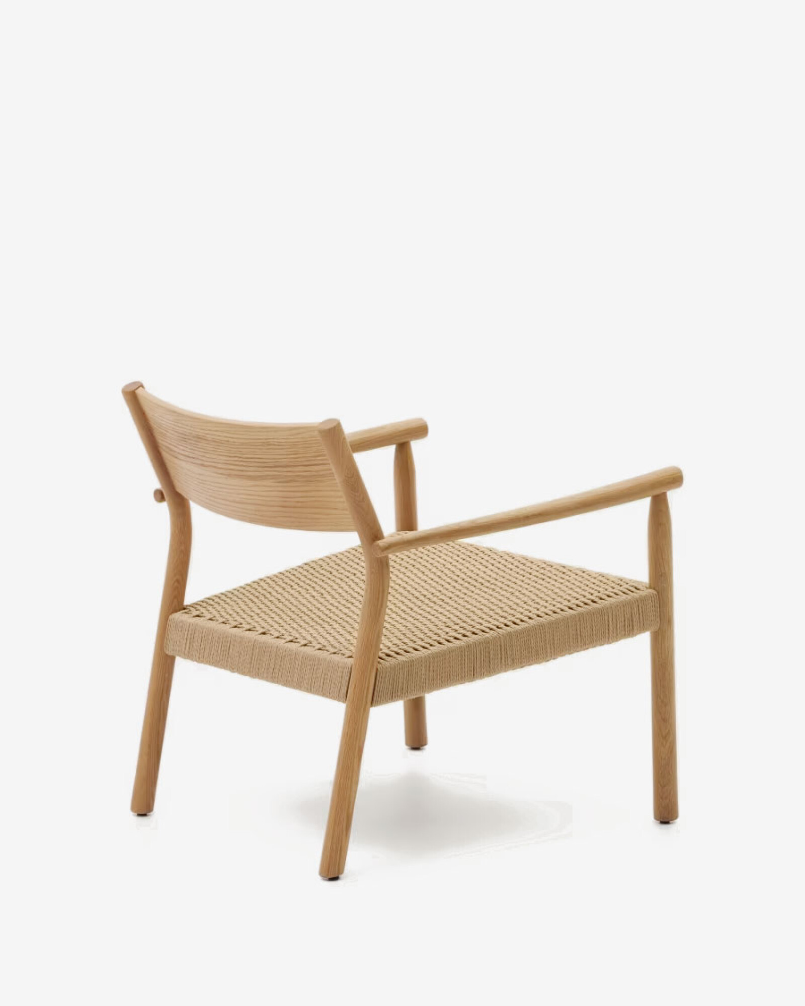 Butaca Yalia de madera maciza roble FSC 100% - acabado natural y ...