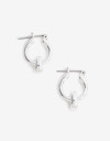 Aros Argollas Metal Argollas De Metal Bañado En Plata - Plateado