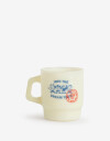 Artículos cocina Taza De Vidrio Ilustrada - Combinacion Bicolor