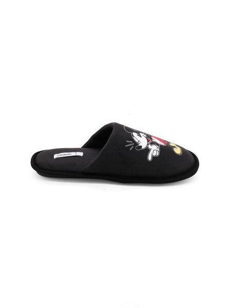 PANTUFLA MICKEY NEGRO
