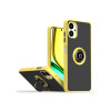 Protector para Samsung Galaxy A06 con anillo bordes amarillo Protector Para Samsung Galaxy A06 Con Anillo Bordes Amarillo