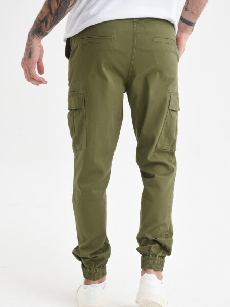 Pantalón cargo jogger Verde