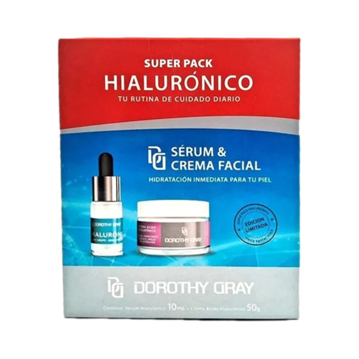 PACK DOROTHY GRAY HIALURÓNICO SERUM 10ML + CREMA 50GR 