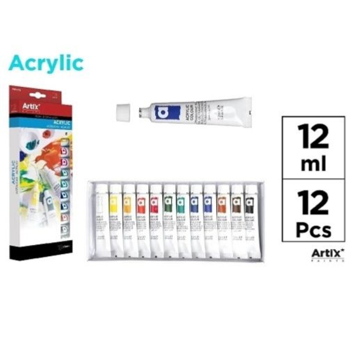 Pintura Acrilica Artix x12 - Pintura Acrilica Artix X12 
