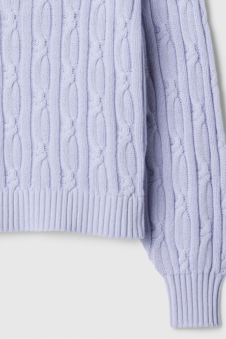 Buzo Cuello Redondo Niña Cosmic Sky Purple 15-3