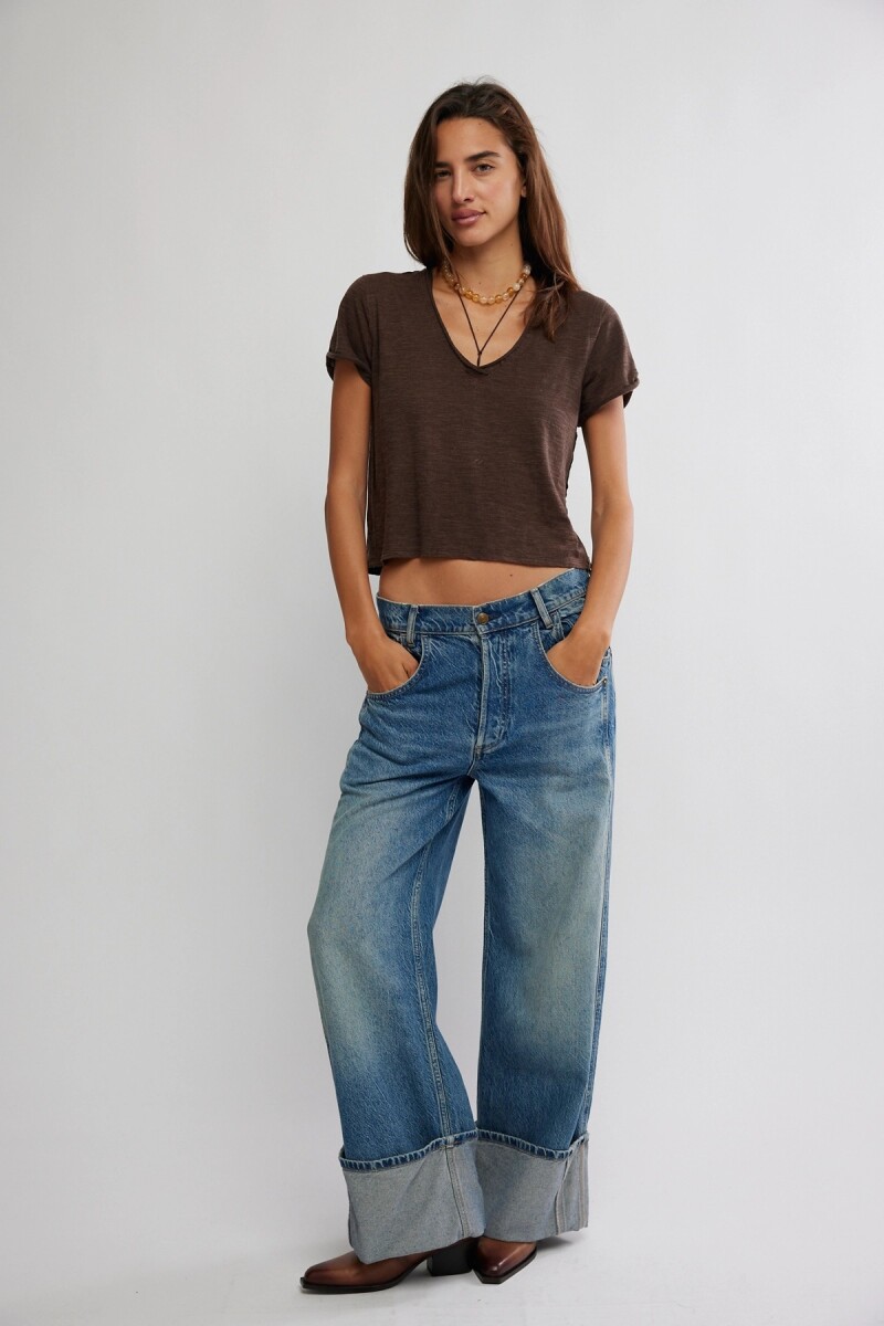 REMERA TAKE 2 Marron