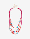 Collares Cortos Canutillos Collar Corto Beads Color - Combinacion Multicolor