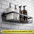 Estante Organizador Accesorio Baño Ducha Set X3 Jabonera Adhesivo Imback Color Negro Estante Organizador Accesorio Baño Ducha Set X3 Jabonera Adhesivo Imback Color Negro