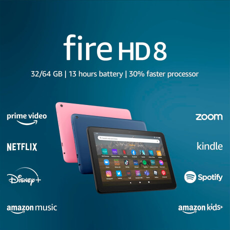 Amazon - Tablet Fire Hd 8 (Gen 12) - 8'' Multitáctil ips. 6 Core. Fire 8. Ram 2GB / 32GB. 2MP+2MP. W 001