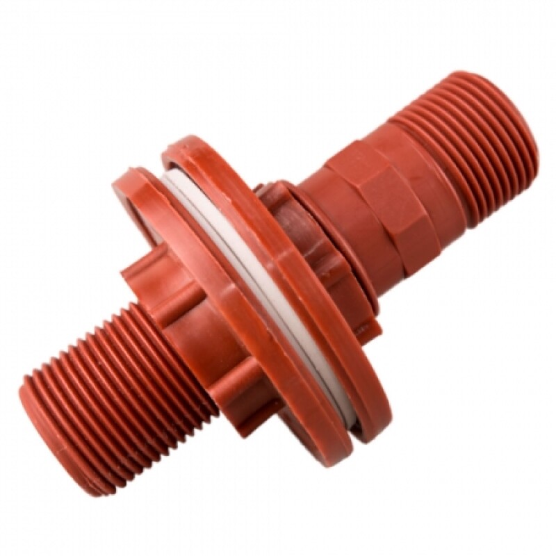 GINYPLAS CONEXIÓN TANQUE PPL COMPLETA 1/2 PULGADA Ginyplas Conexión Tanque Ppl Completa 1/2 Pulgada