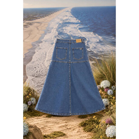 FALDA POMELA DENIM Azul