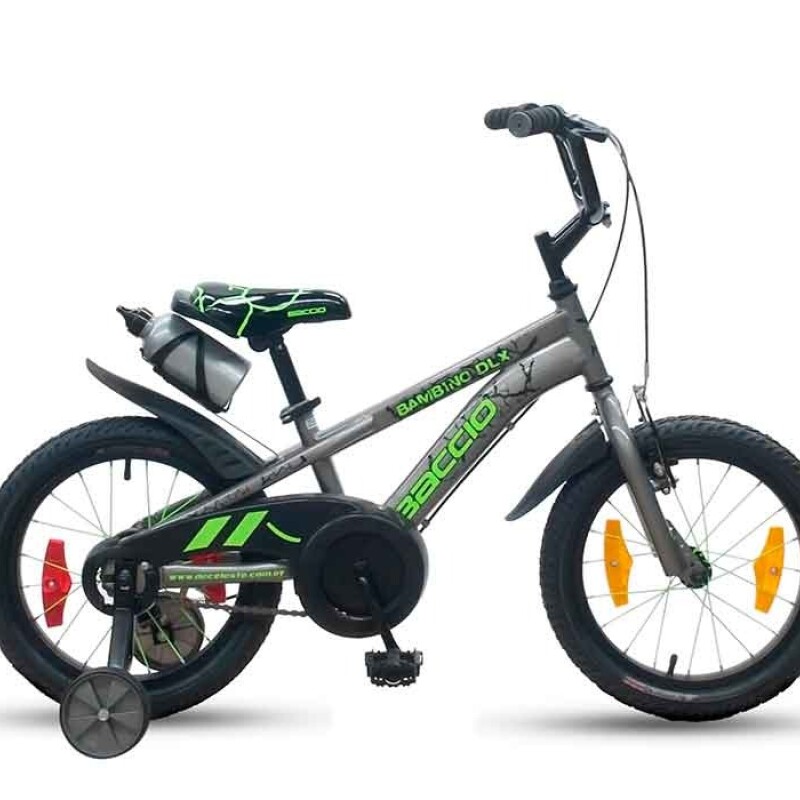 Bicicleta Infantil Baccio Bambino DLX R.16"– Estilo y Seguridad para Niños Activos Bicicleta Infantil Baccio Bambino DLX R.16"– Estilo y Seguridad para Niños Activos