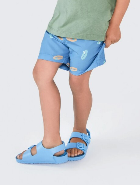 SHORT INFANTIL ESTAMPADO CELESTE