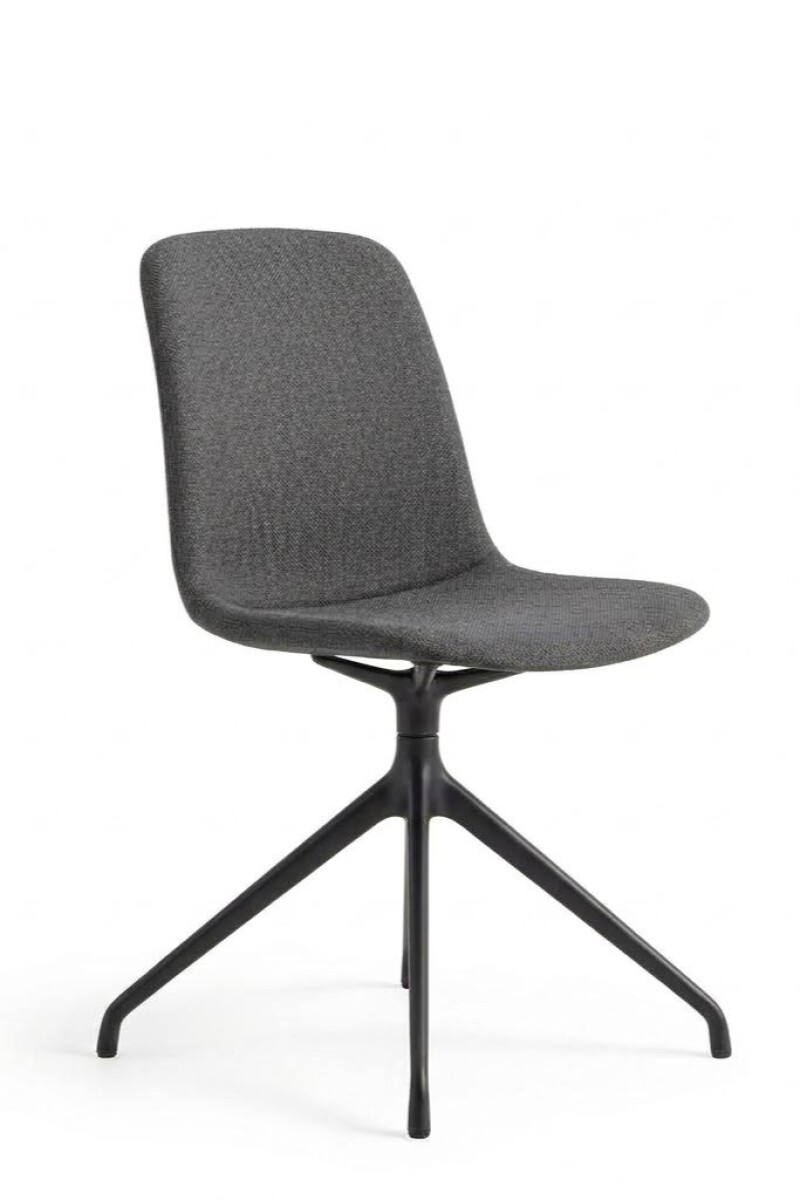 Silla Dress-4 tapizada - Gris oscuro 