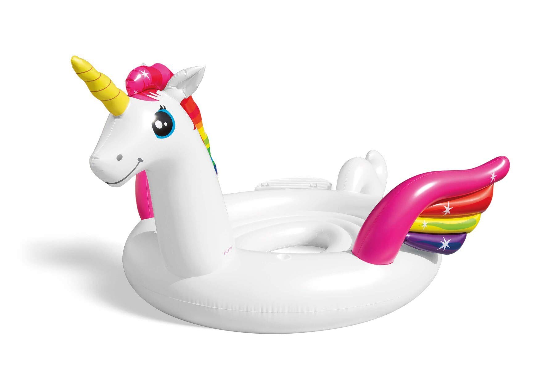 INTEX MEGA FIESTA FLOTANTE UNICORNIO PARA 4 PERSONAS 429 X 302 X 152 CMS 