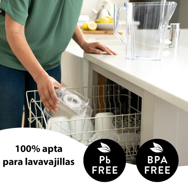 Jarra Liscia + 3 Filtro Envolve 30d Pj0616 JARRA LISCIA + 3 FILTROS 30D PJ0616