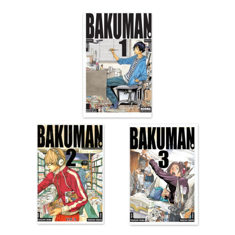 Pack Manga Bakuman Vol. 1 · 2 · 3 Pack Manga Bakuman Vol. 1 · 2 · 3