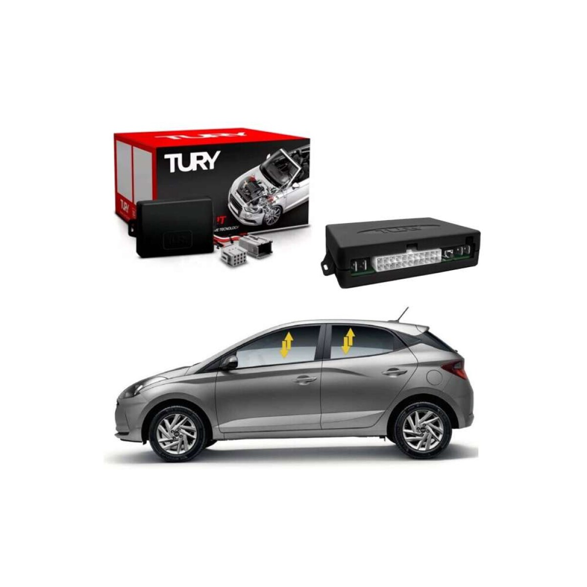 Interfaz 4 Vidrios Plug & Play Hyundai Hb20 - 2020 En Adelante 
