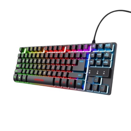 TRUST 24067 TECLADO THADO GAMING GXT833 ILUMINADO TKL ESP Trust 24067 Teclado Thado Gaming Gxt833 Iluminado Tkl Esp