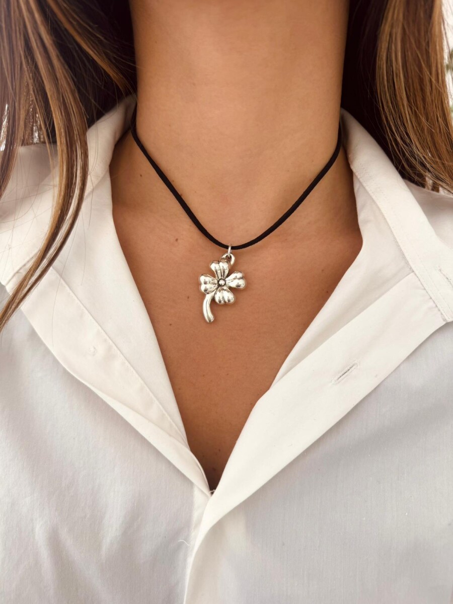 Dije Lucky Clover- Plata 925 