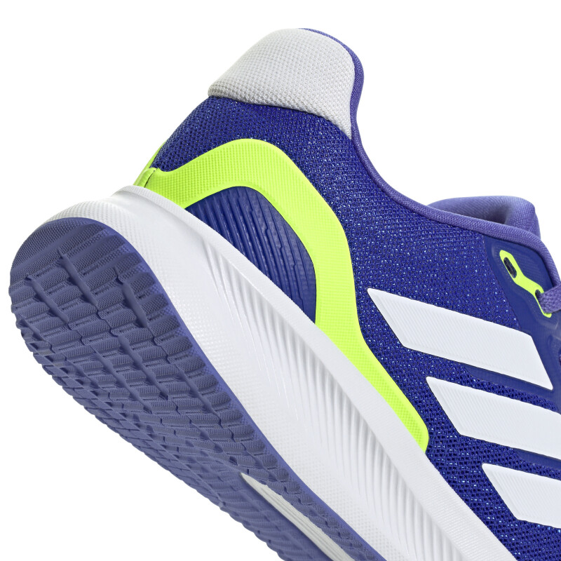 Championes Infantiles Adidas Run Falcon 5 Azul - Blanco - Fluor