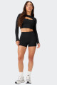 Short Fabletics No Seam Pure Luxe Negro