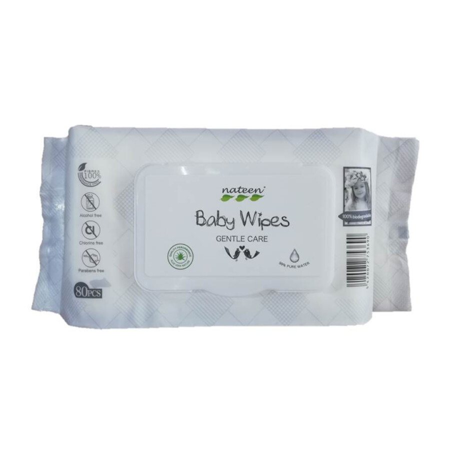 Toallitas Húmedas Bebé x 80 – Nateen Toallitas Húmedas Bebé x 80 – Nateen