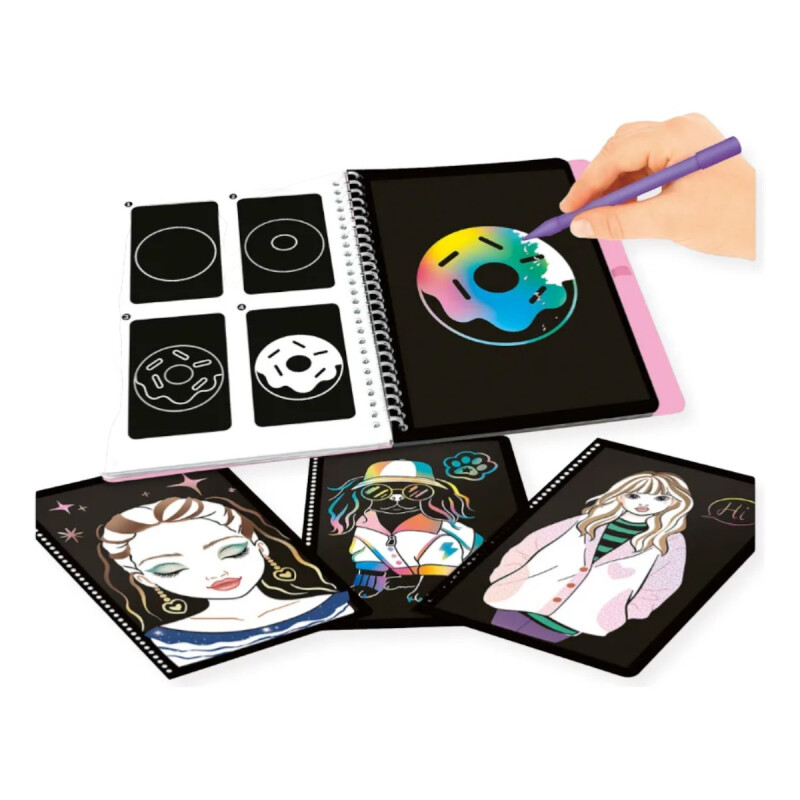 Libro Para Raspar Magic Scratch Top Model Libro Para Raspar Magic Scratch Top Model