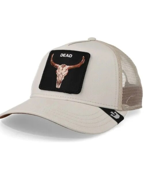 Gorra Goorin Bros Trucker Baseball - The Dead Skull Beige