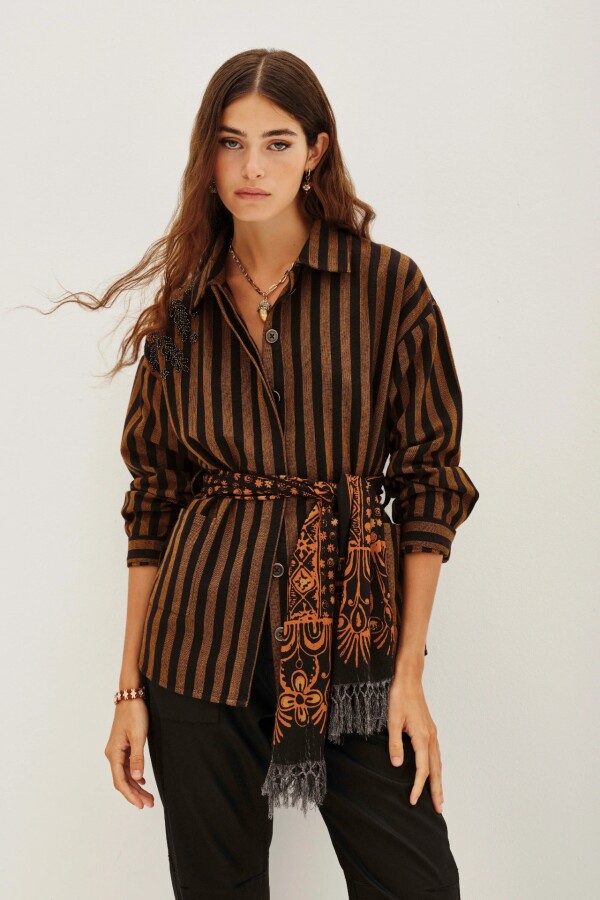 Saco Stripes Tostado