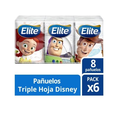 Pañuelos Elite Mini Pocket Disney 6 Uds. Pañuelos Elite Mini Pocket Disney 6 Uds.