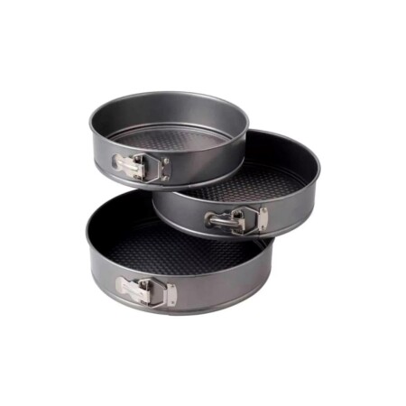 SET 3 TORTERAS DESMONTABLES NEGRO