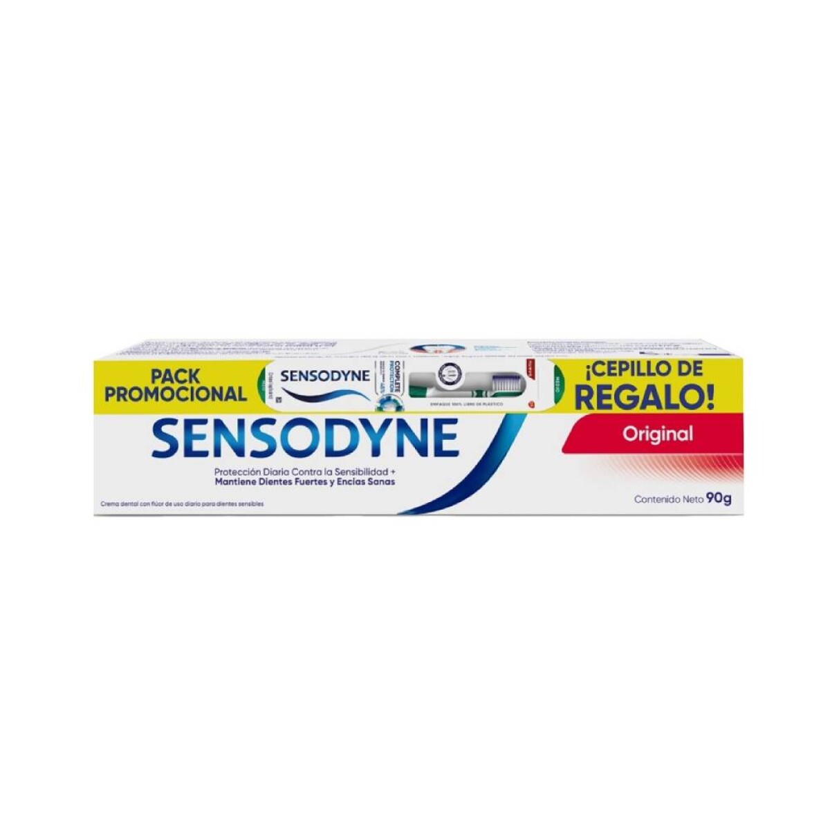 Sensodyne Pack Original 90gr+Cepillo Medio Regular 