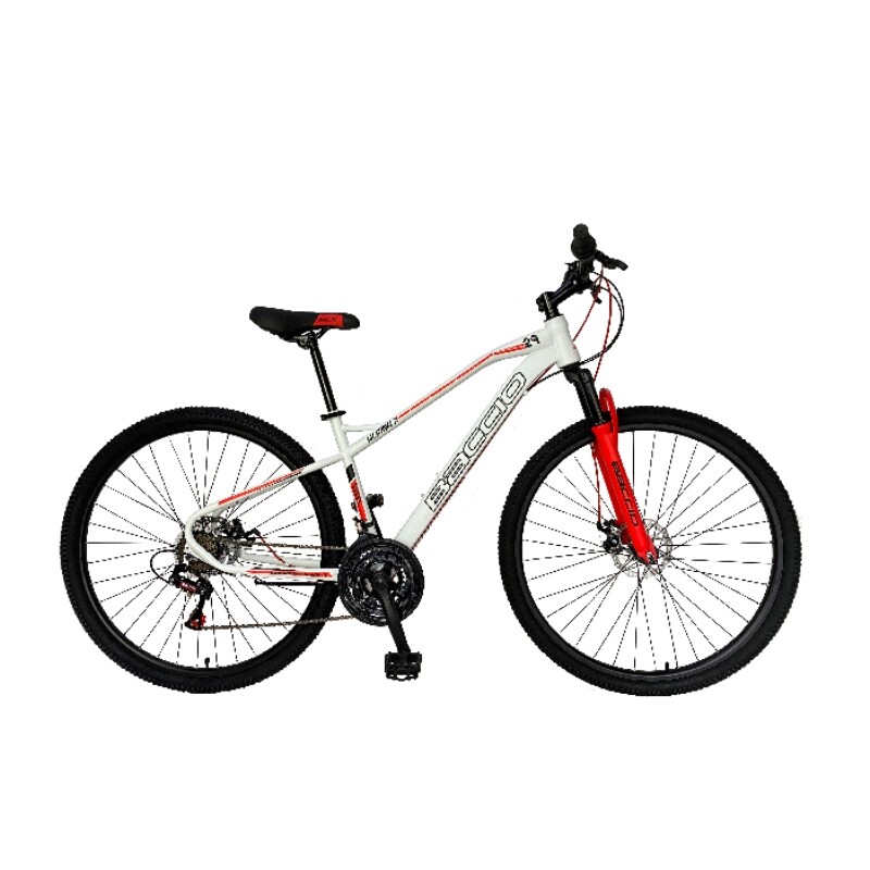 Bicicleta Baccio R.29 Hombre Mtb Alpina X F/disco Blanco/rojo