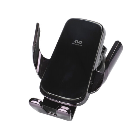Soporte para auto Miccell con carga inalámbrica y agarre pin Soporte para auto Miccell con carga inalámbrica y agarre pin