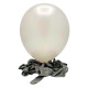 Globos R12 X25 Plateado Perlado