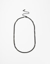 Collares Cortos Metal Collar De Acero Men´s Collection - Negro